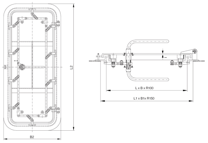 /uploads/image/20180717/Drawing of Boat Steel Single Handle Watertight Door.jpg